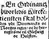 Kirkeordinansen Kirkeordinansen