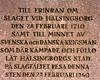 Mindesten for slaget ved Helsingborg Mindesten for slaget ved Helsingborg