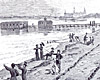 Selskabsliv på stranden Selskabsliv på stranden