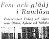 Fest i Ramlösa Fest i Ramlösa