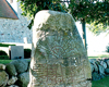 Runesten ved Sjörup kyrka Runesten ved Sjörup kyrka